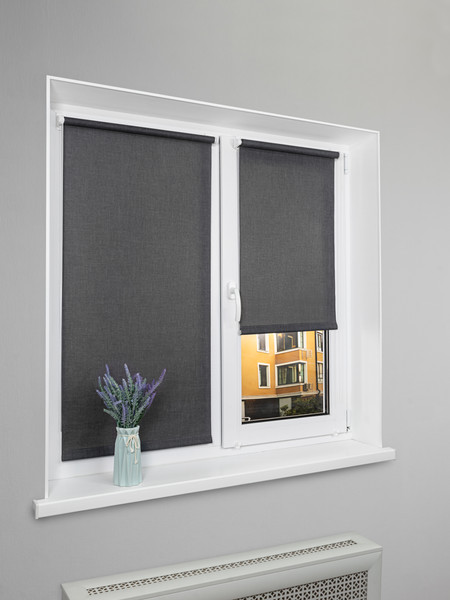 Изображение товара Рулонная штора Lm Decor Джинс LM 44-02 72x160 (темно-серый)