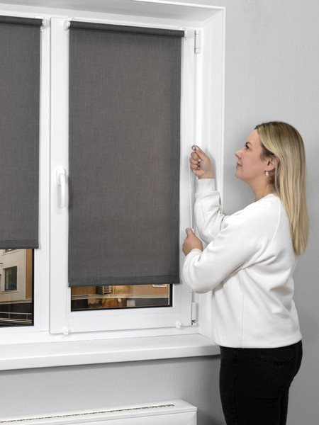 Изображение товара Рулонная штора Lm Decor Джинс LM 44-05 78x160 (серый)