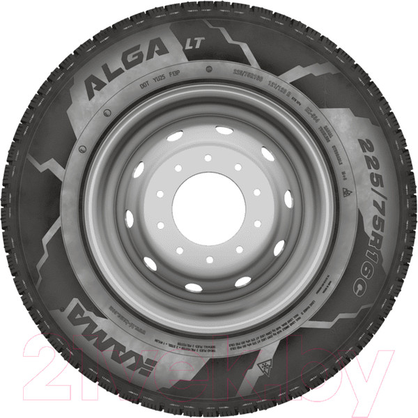 Изображение товара Зимняя легкогрузовая шина KAMA Alga LT НК-534 225/75R16C 121/120R