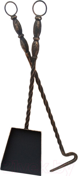 Изображение товара Каминный набор СтальСнабДизайн Кочерга и совок с элементами ковки