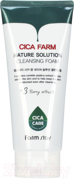 Изображение товара Пенка для умывания FarmStay Cica Farm Nature Solution Cleansing Foam (180мл)