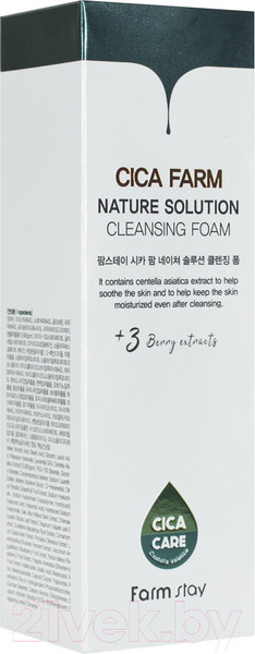 Изображение товара Пенка для умывания FarmStay Cica Farm Nature Solution Cleansing Foam (180мл)
