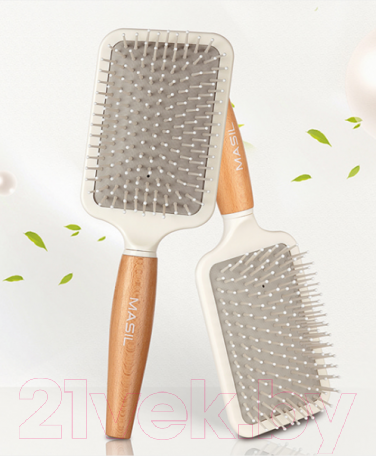 Изображение товара Расческа-массажер Masil Wooden Paddle Brush