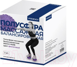 Изображение товара Набор баланс-платформ Indigo Sport IN298 (2шт, фиолетовый)