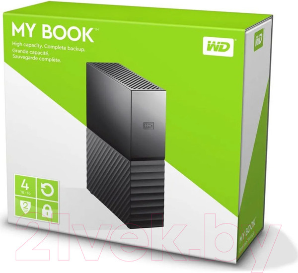 Изображение товара Внешний жесткий диск Western Digital My Book New 16TB (WDBBGB0160HBK-EESN)