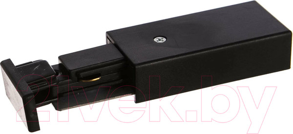 Изображение товара Коннектор для шинопровода Elektrostandard TRP-1-1-BK с заглушкой (черный)