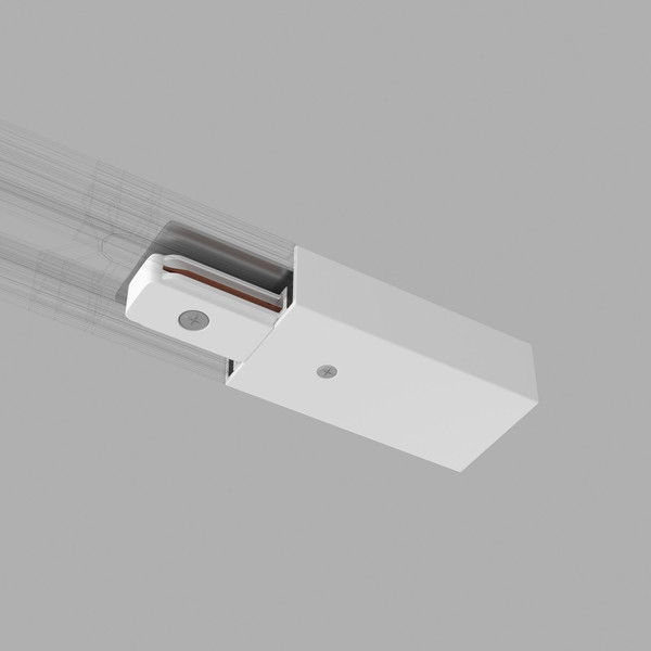 Изображение товара Коннектор для шинопровода Elektrostandard TRP-1-1-WH с заглушкой (белый)