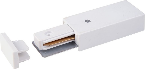 Изображение товара Коннектор для шинопровода Elektrostandard TRP-1-1-WH с заглушкой (белый)