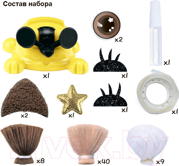 Изображение товара Набор для творчества Bondibon Студия дизайна Плюш-арт Котенок / ВВ5358
