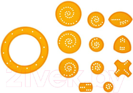 Изображение товара Развивающая игрушка Bondibon Спирограф-линейка. Чудесные узоры / ВВ5367