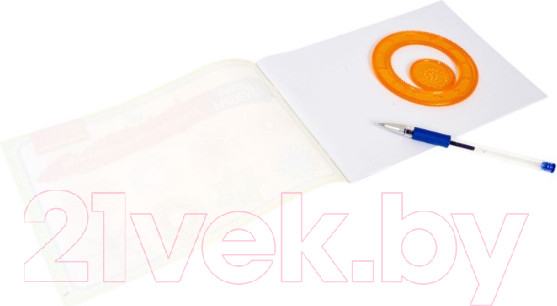 Изображение товара Развивающая игрушка Bondibon Спирограф-линейка. Чудесные узоры / ВВ5367