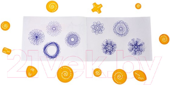 Изображение товара Развивающая игрушка Bondibon Спирограф-линейка. Чудесные узоры / ВВ5367