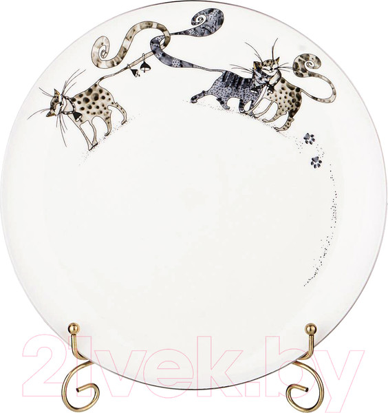 Изображение товара Тарелка столовая обеденная Lefard Котики / 86-2310