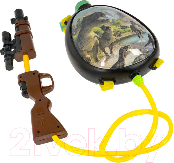 Изображение товара Бластер игрушечный Bondibon Водный пистолет. Динозавры / ВВ5412