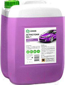 Изображение товара Автошампунь Grass Active Foam Gel + / 800028 (24 кг)