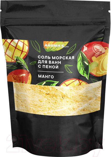 Изображение товара Соль для ванны Aroma Saules Манго (1.2кг)