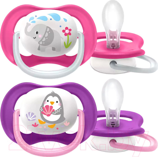 Изображение товара Набор пустышек Philips AVENT Ultra Air / SCF080/08 (2шт)