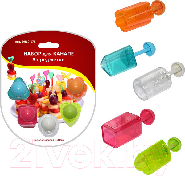 Изображение товара Набор формочек для канапе Мультидом DH80-178
