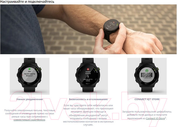 Изображение товара Умные часы Garmin Forerunner 55 / 010-02562-11 (белый)