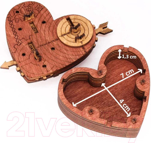 Изображение товара Конструктор Idventure UG Подарочный бокс Сердце Железного Дровосека / 391118 