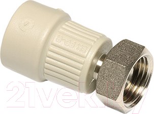Изображение товара Муфта Wavin 20x1/2 / SZM02020XX (с накидной гайкой)