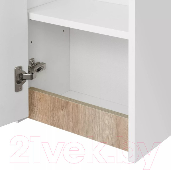 Изображение товара Шкаф для ванной Акватон Марти Белый/Дуб Эндгрейн (1A270203MY010)