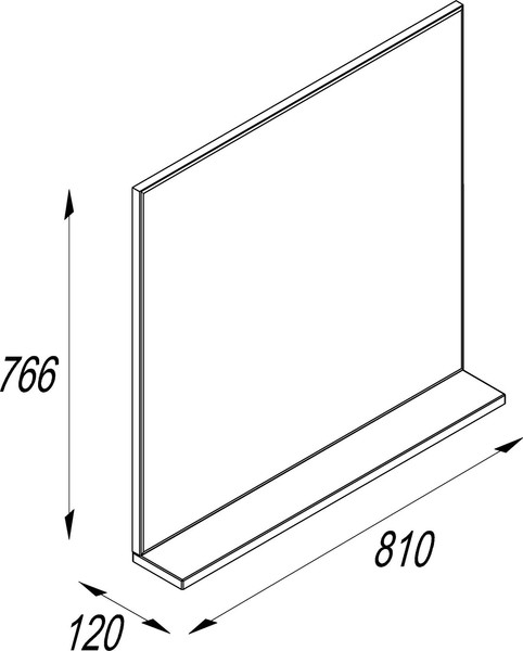 Изображение товара Зеркало Акватон Адель 80 (1A194002AF010)