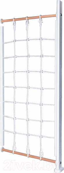 Изображение товара Детский спортивный комплекс Perfetto Sport Verticale In Legno Con Rete Bianco-naturale / PS-134 (стойка с сеткой)