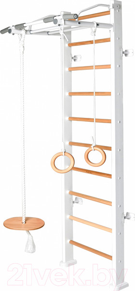 Изображение товара Детский спортивный комплекс Perfetto Sport Scala In Legno Bianco-naturale / PS-112