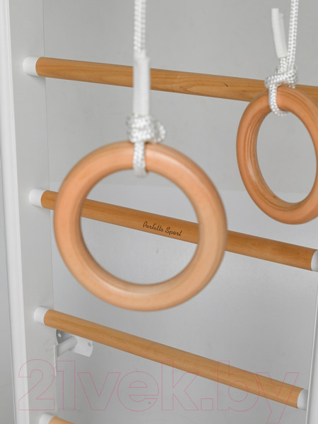 Изображение товара Детский спортивный комплекс Perfetto Sport Scala In Legno Bianco-naturale / PS-112