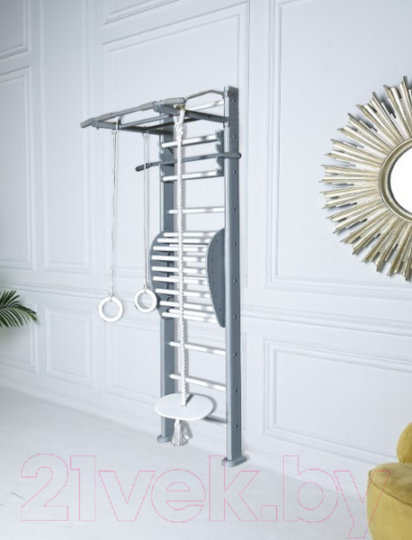 Изображение товара Детский спортивный комплекс Perfetto Sport Scala In Legno 1 Grigio / PS-114