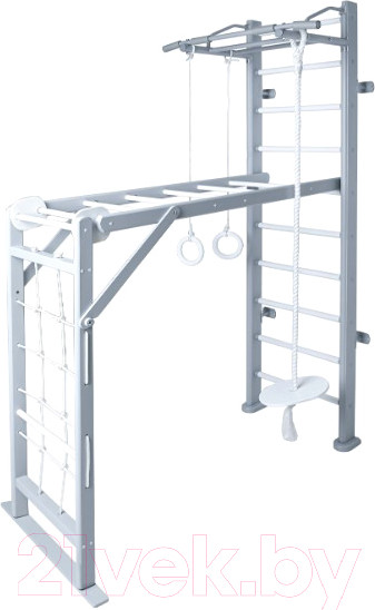 Изображение товара Детский спортивный комплекс Perfetto Sport Scala In Legno 2 Grigio / PS-117