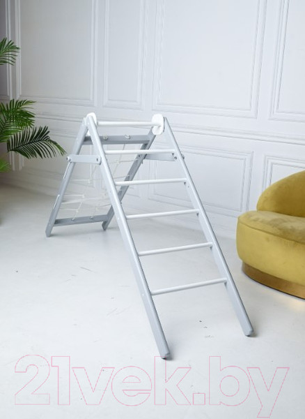 Изображение товара Детский спортивный комплекс Perfetto Sport Scala In Legno 2 Grigio / PS-117