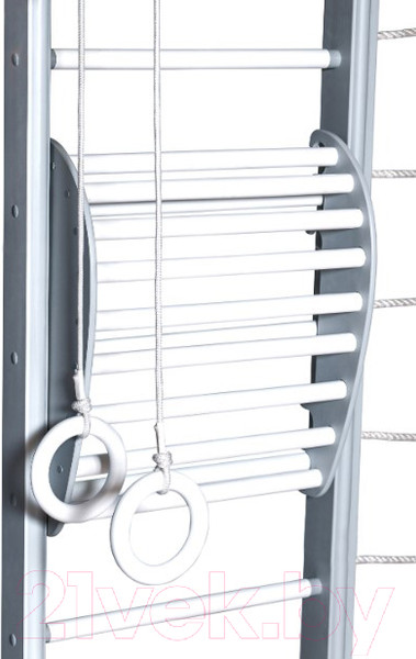 Изображение товара Детский спортивный комплекс Perfetto Sport Scala In Legno Con Rete 1 Grigio / PS-127