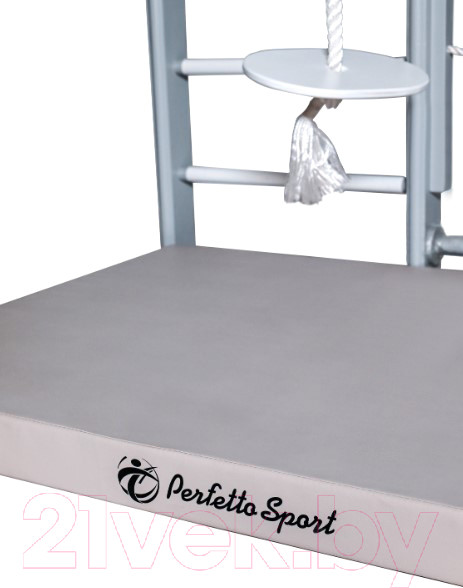 Изображение товара Детский спортивный комплекс Perfetto Sport Scala In Legno Con Rete 2 Grigio / PS-130