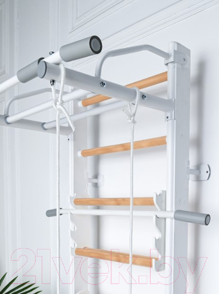 Изображение товара Детский спортивный комплекс Perfetto Sport Scala In Legno 1 Bianco-naturale / PS-115