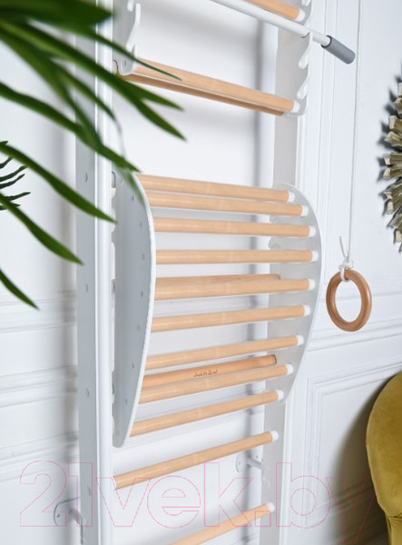 Изображение товара Детский спортивный комплекс Perfetto Sport Scala In Legno 1 Bianco-naturale / PS-115