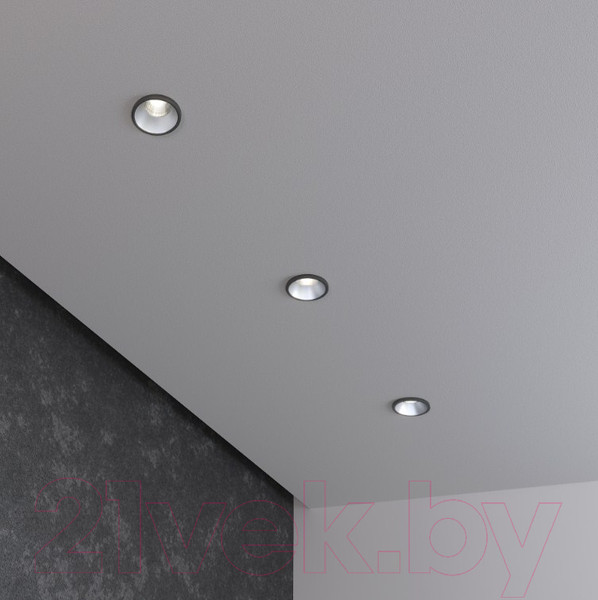 Изображение товара Точечный светильник Elektrostandard 15269/LED 3W SN/BK (сатин/никель/черный)