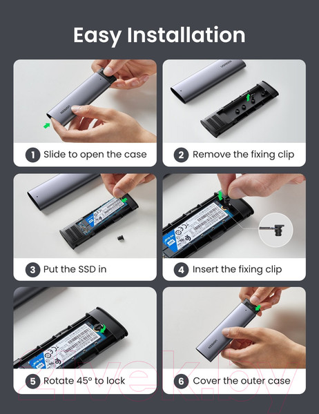 Изображение товара Бокс для жесткого диска Ugreen CM400 / 10902