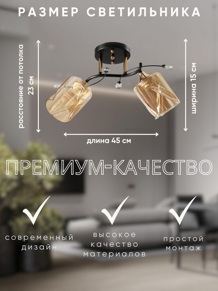 Изображение товара Потолочный светильник Aitin-Pro N4496/2