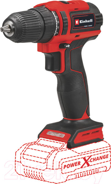 Изображение товара Аккумуляторная дрель-шуруповерт Einhell TE-CD 18/40 Li BL Solo (4513997)