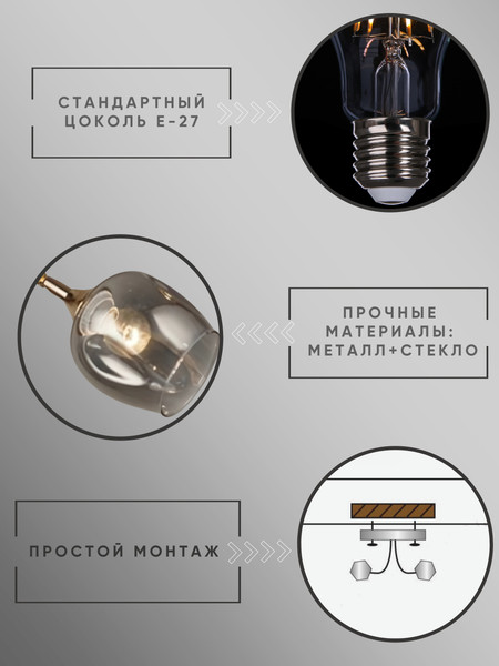Изображение товара Потолочный светильник Aitin-Pro N4476/2