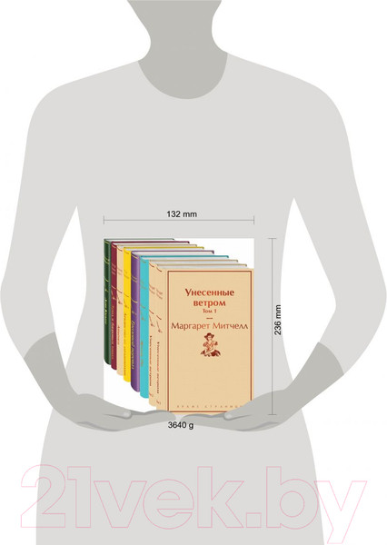 Изображение товара Набор книг Эксмо Долгое чтение для зимних вечеров (Митчелл М., Мартел Я., Бронте Э.)