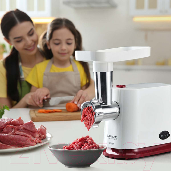 Изображение товара Мясорубка электрическая Scarlett SC-MG45M23 (белый)