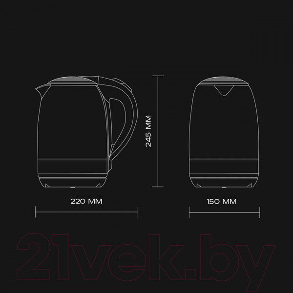 Изображение товара Электрочайник Scarlett SC-EK27G48