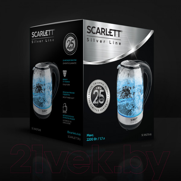 Изображение товара Электрочайник Scarlett SC-EK27G48