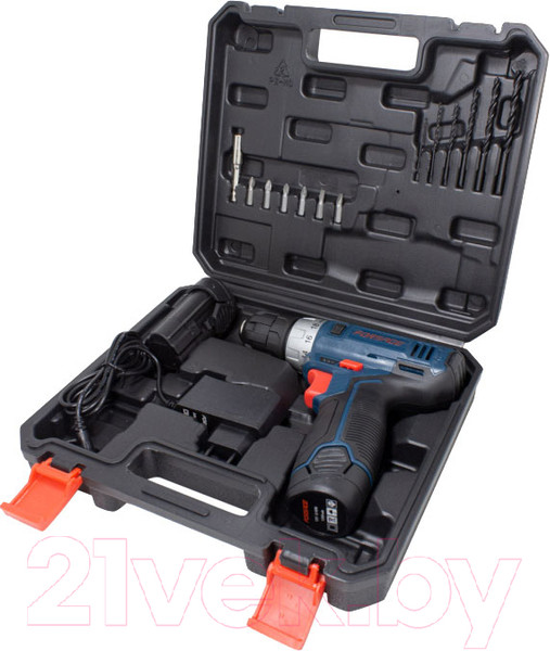Изображение товара Аккумуляторная дрель-шуруповерт Forsage F-BT-CD11(50517) (с набором аксессуаров)