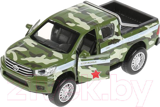 Изображение товара Автомобиль игрушечный Технопарк Toyota Hilux / HILUX-12SLMIL-GN (зеленый)