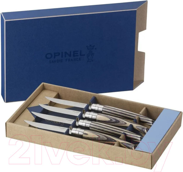Изображение товара Набор столовых ножей Opinel VRI Birchwood / 0018299 (4шт)
