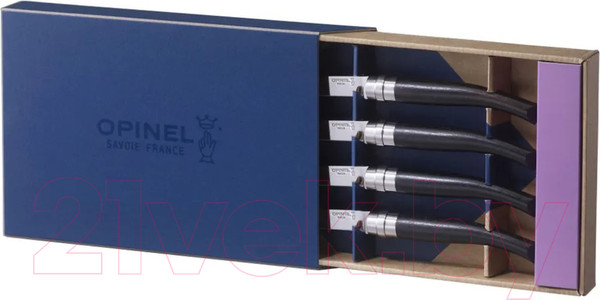 Изображение товара Набор столовых ножей Opinel VRI Ebony / 0018275 (4шт)